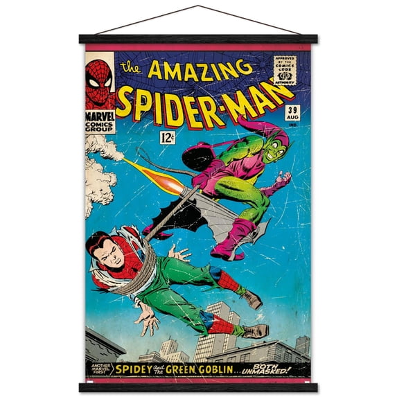 Marvel Comics - Spider-Man - Amazing Spider-Man #39 Wall Poster with Wooden Magnetic Frame, 22.375" x 34"