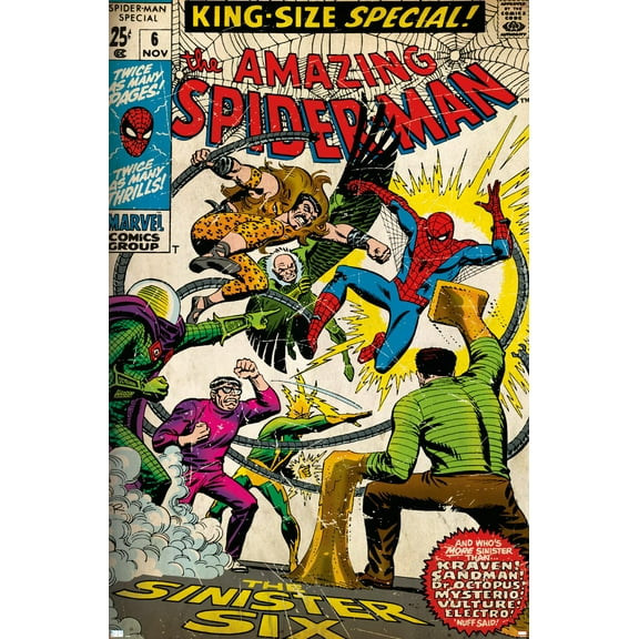 Marvel Comics - Spider-Man - Amazing Spider-Man #6 Wall Poster, 22.375" x 34"