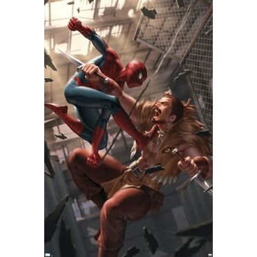 Marvel Comics - Spider-Man - Battle with Kraven Wall Poster, 22.375" x 34"