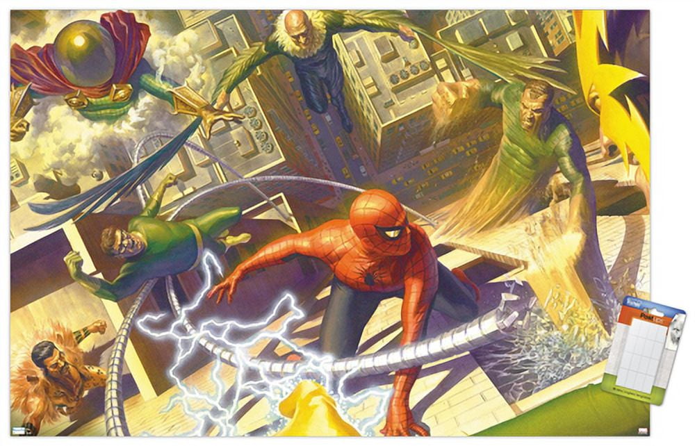 Marvel Comics - Spider-Man - Battle with Sinister Six Wall Poster