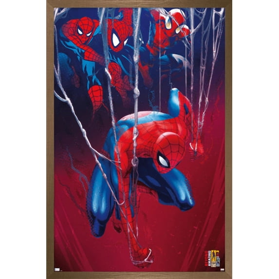 Marvel Comics Spider-Man: Beyond Amazing - In The Webs Wall Poster, 22.375" x 34" Framed