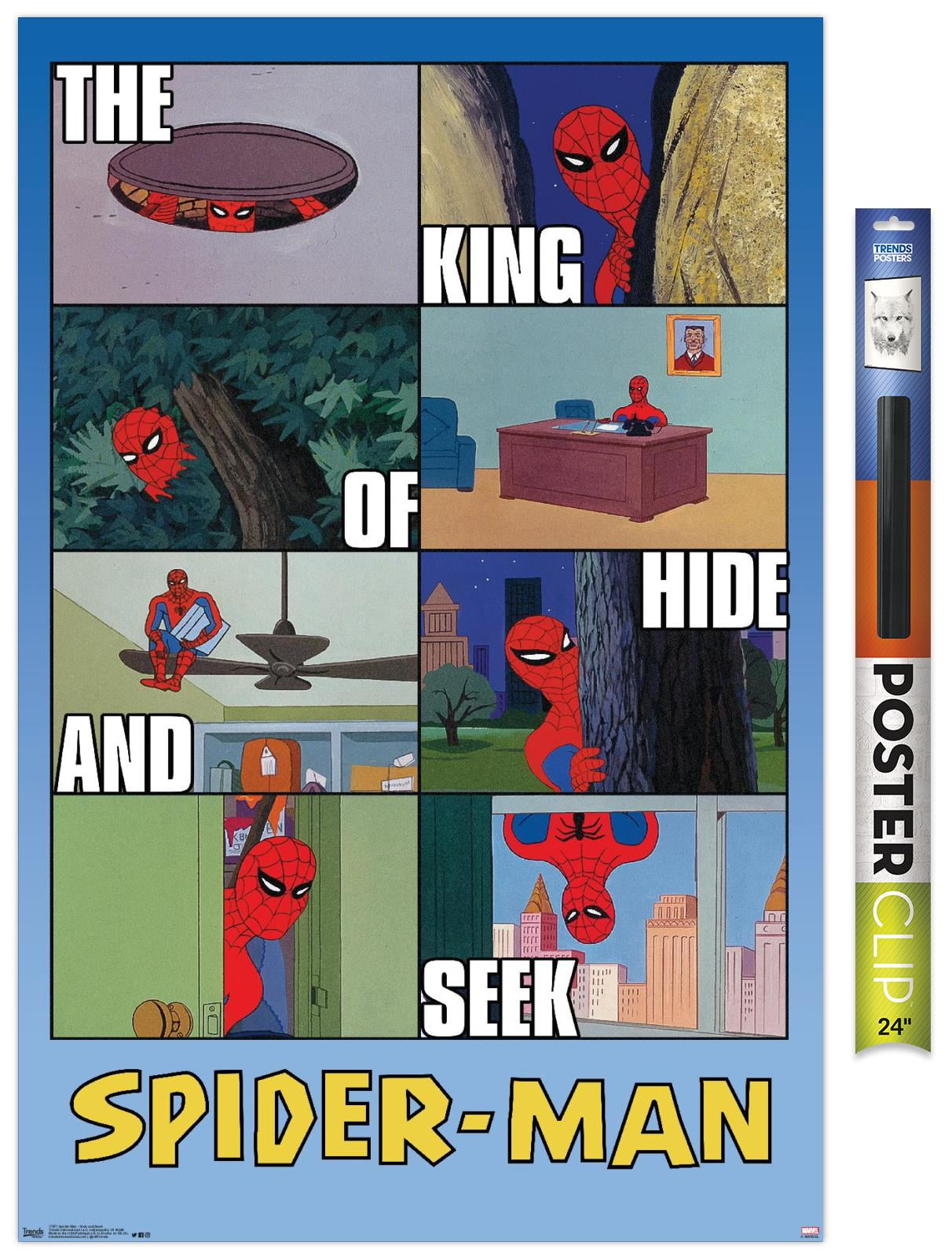 Marvel Comics - Spider-Man - Hide and Seek Wall Poster, 22.375" x 34"