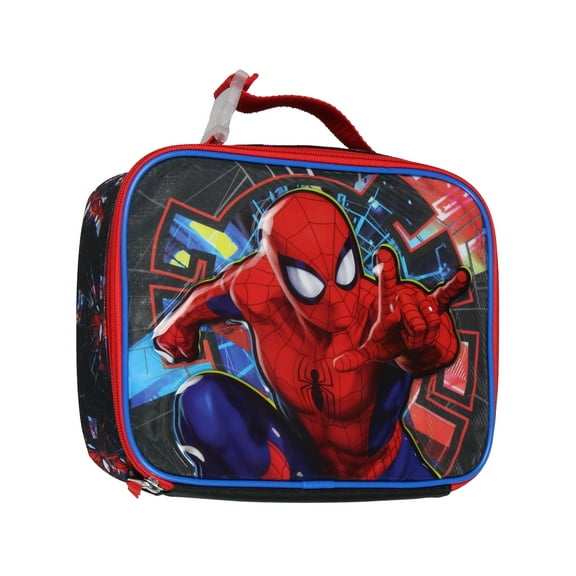 Marvel Comics Spider-Man Lunch Box insulated Superhero Lunch Bag Tote 10"