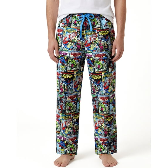 Marvel Comics Spider-Man Pajama Pants Men's Comic Cover Sleepwear