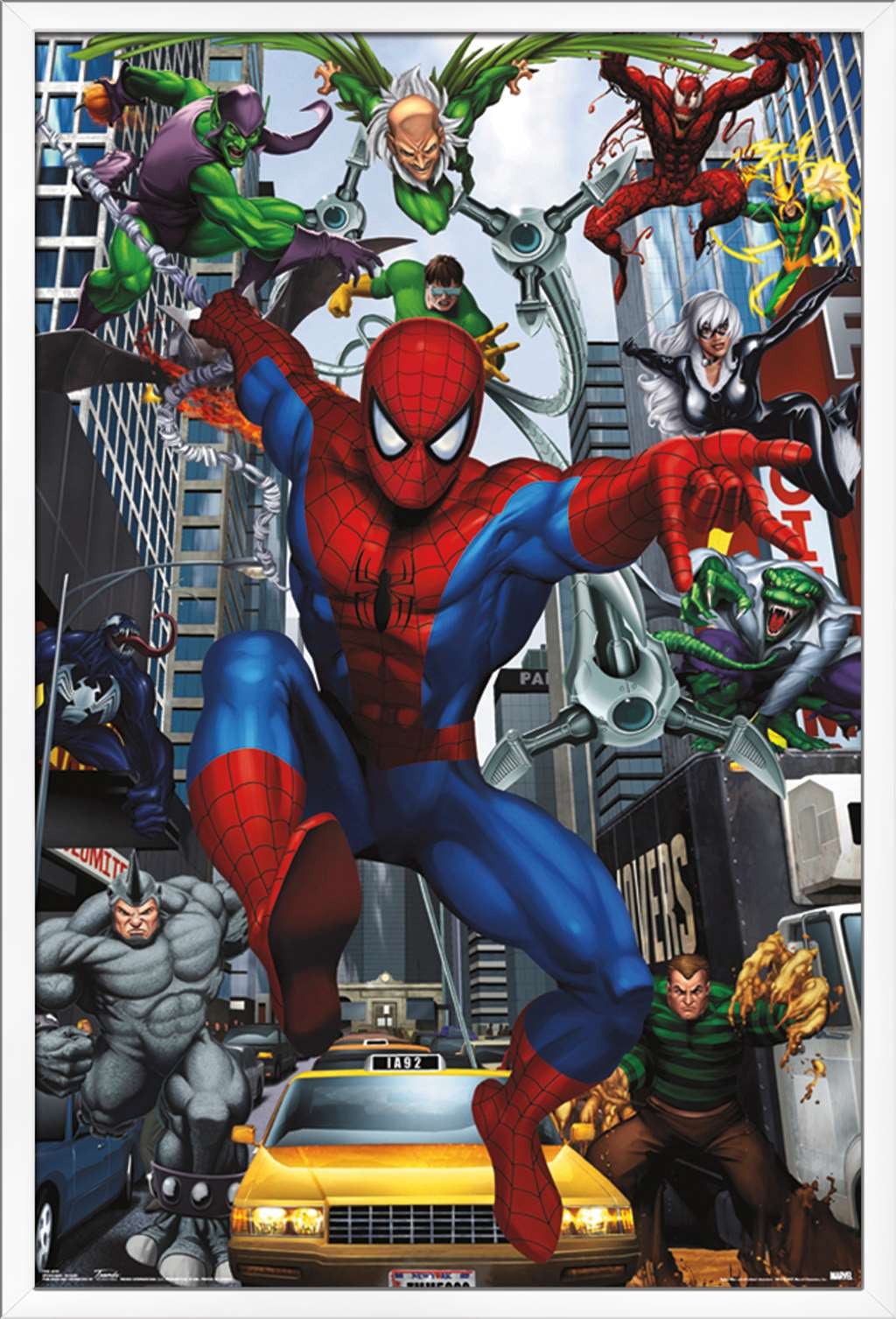 SPIDER-MAN ポスター 610x915mm Marvel Comics - Spider-Man - Rogues Wall Poster, 22.375