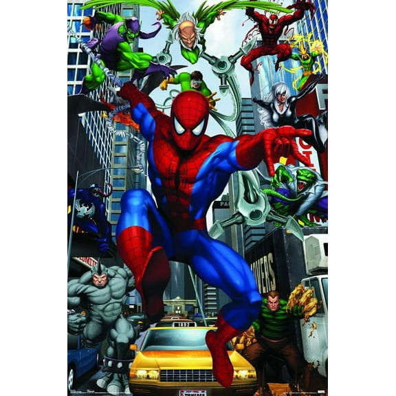 Marvel Comics - Spider-Man - Rogues Wall Poster, 22.375" x 34"