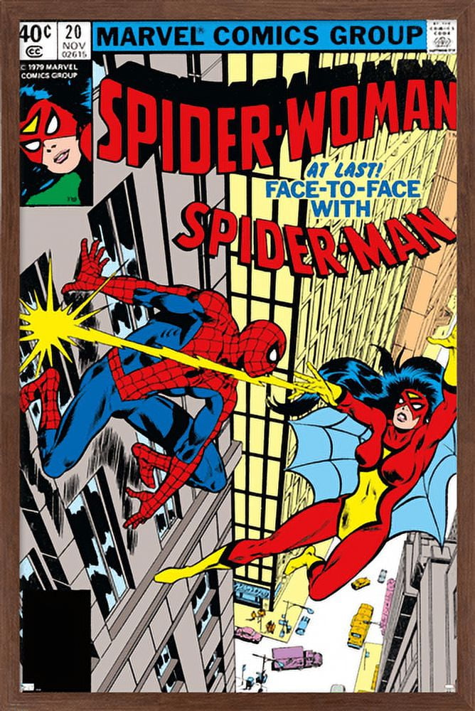 Marvel Comics - Spider-Man - Spider-Woman #20 Wall Poster, 14.725" x 22.375", Framed