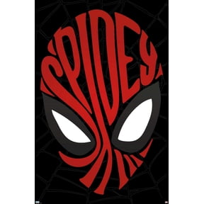 Marvel Comics - Spider-Man - Text Face Wall Poster, 14.725" x 22.375"