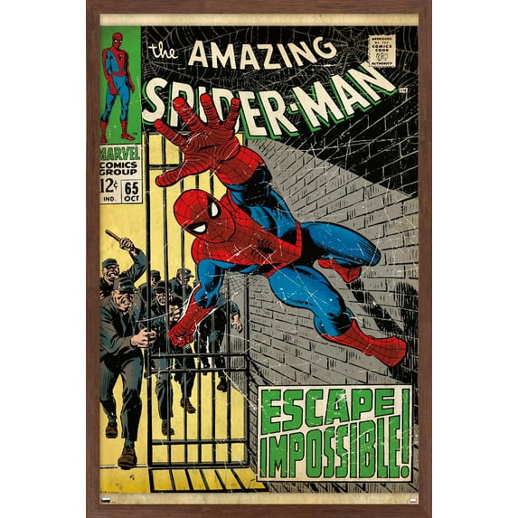 Marvel Comics Spider-Man - The Amazing Spider-Man #65 Wall Poster, 22.375" x 34" Framed