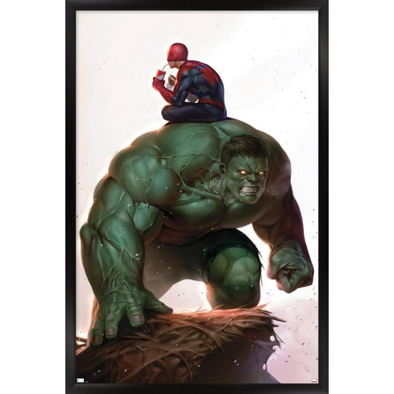 Marvel Comics - Spider-Man - The Immortal Hulk #17 Wall Poster, 14.725" x 22.375", Framed