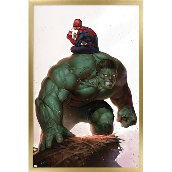 Marvel Comics - Spider-Man - The Immortal Hulk #17 Wall Poster, 14.725" x 22.375", Framed