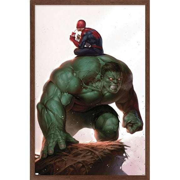Marvel Comics - Spider-Man - The Immortal Hulk #17 Wall Poster, 22.375" x 34", Framed