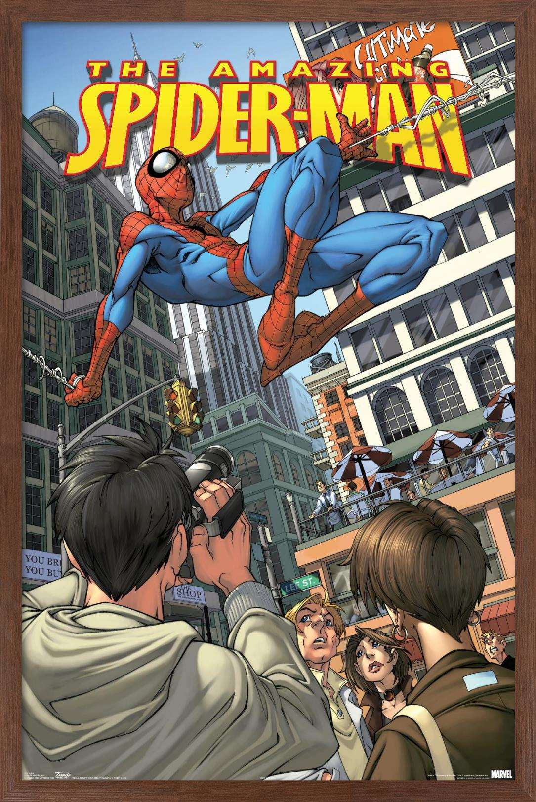 Marvel Comics - Spider-Man - Ultimate Wall Poster, 14.725" x 22.375", Framed