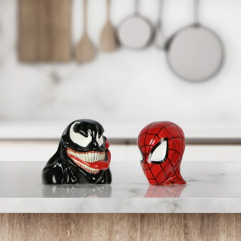 Marvel Comics Spider-Man Venom Character Ceramic Salt & Pepper