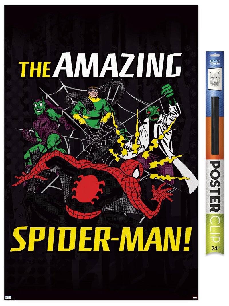 Marvel Comics Spider-Man - Villains Web Wall Poster, 22.375