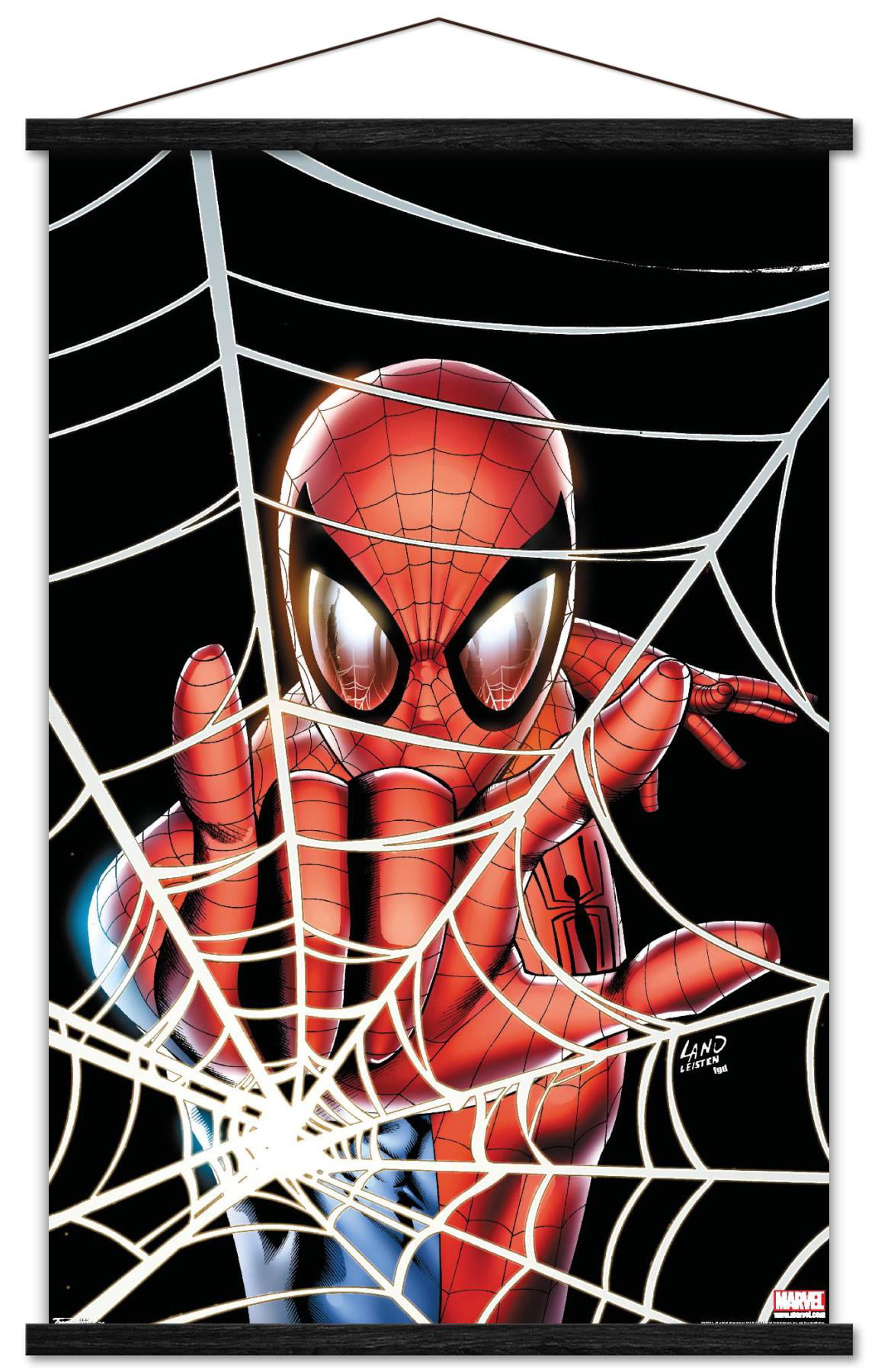 Marvel Heroic Silhouette - Spider-Man Wall Poster, 14.725 x 22.375,  Framed 