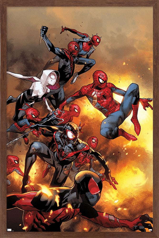 Marvel Comics - Spider-Verse - The Amazing Spider-Man #13 Wall Poster,  22.375 x 34, Framed