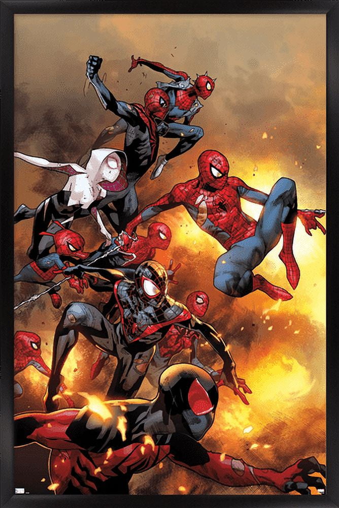 Marvel Comics - Spider-Verse - The Amazing Spider-Man #13 Wall Poster,  22.375 x 34, Framed 