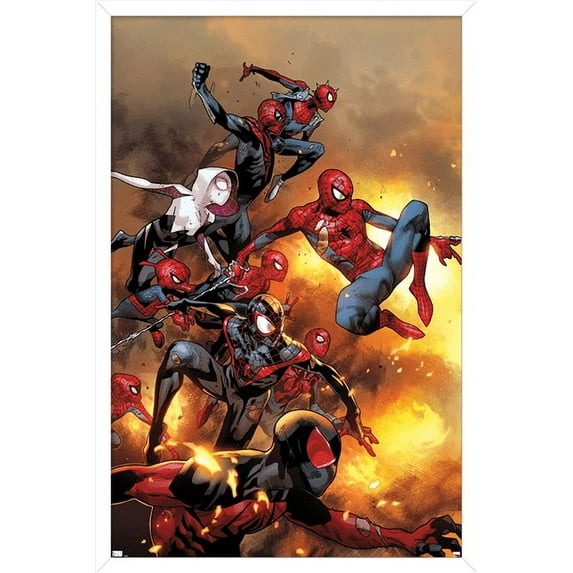 Marvel Comics - Spider-Verse - The Amazing Spider-Man #13 Wall Poster, 22.375" x 34", Framed