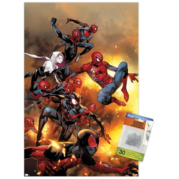 Marvel Comics - Spider-Verse - The Amazing Spider-Man #13 Wall Poster with Pushpins, 14.725" x 22.375"