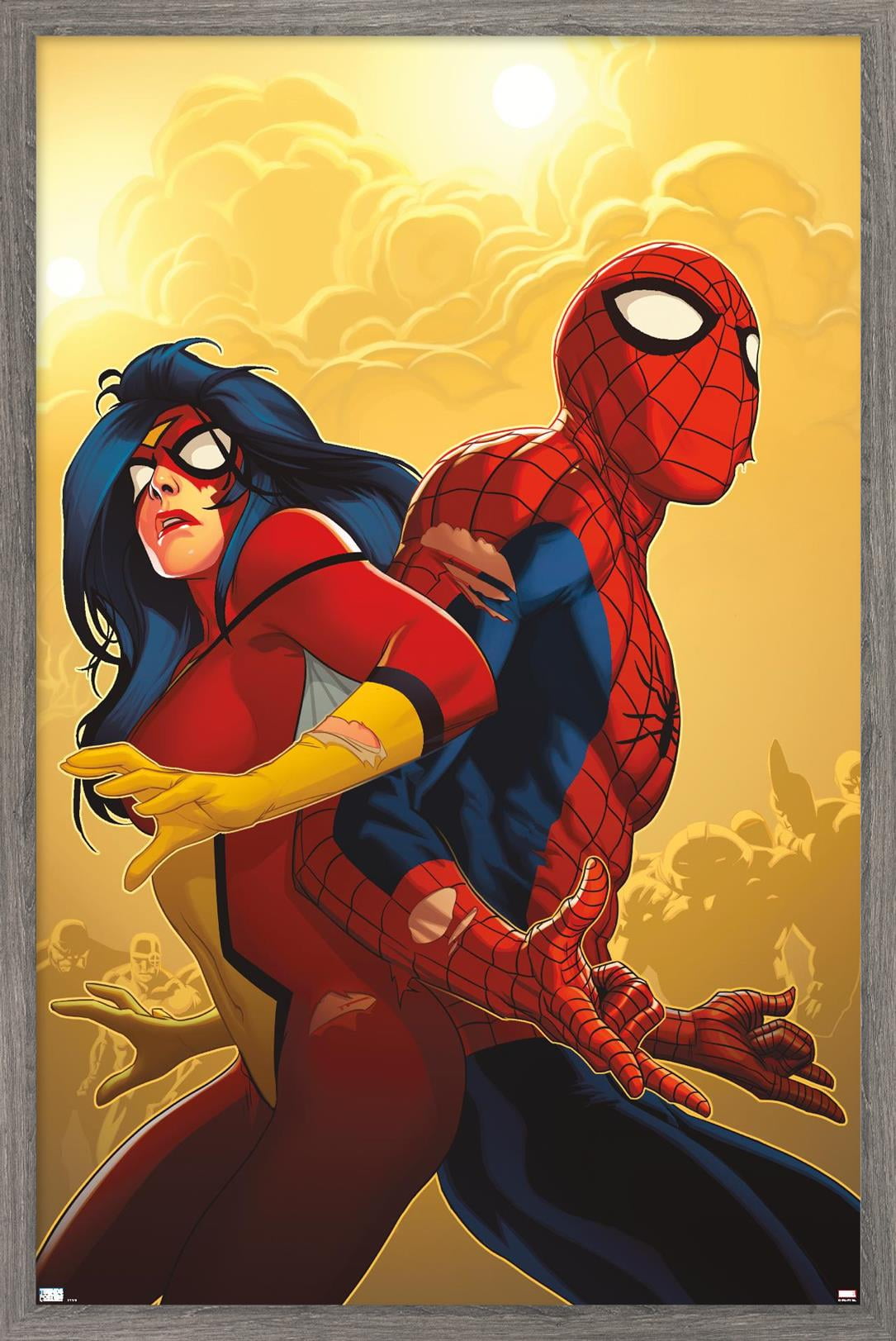 Marvel Comics - Spider Woman - New Avengers #59 Wall Poster, 14.725" x 22.375", Framed