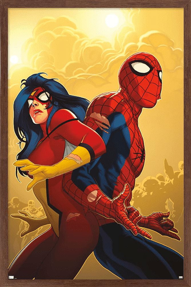 Marvel Comics - Spider Woman - New Avengers #59 Wall Poster, 22.375" x 34", Framed