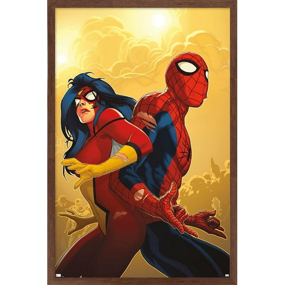 Marvel Comics - Spider Woman - New Avengers #59 Wall Poster, 22.375" x 34", Framed