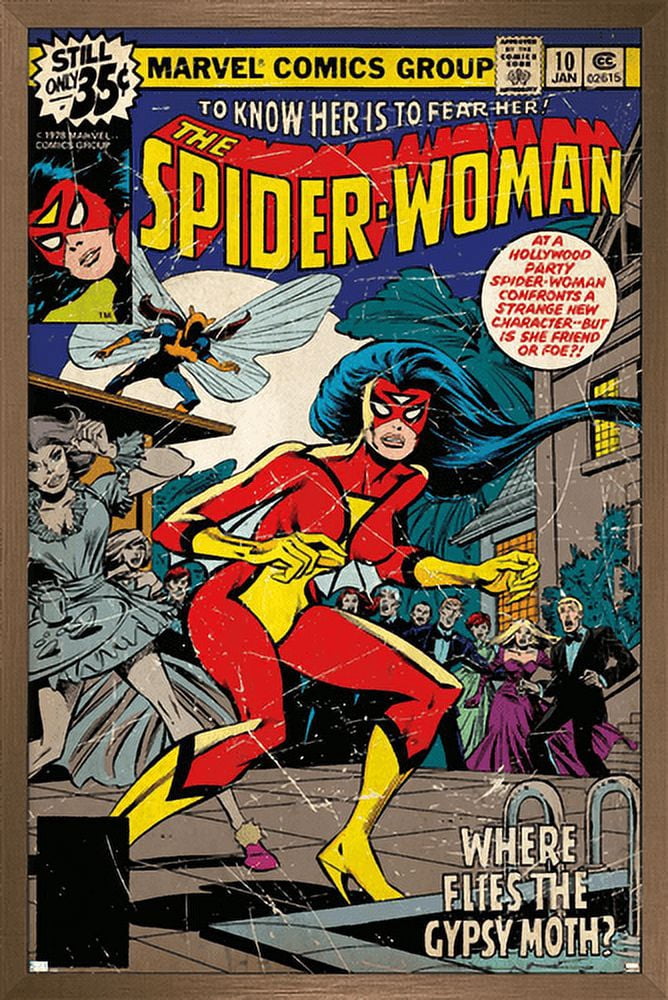 Marvel Comics - Spider-Woman - Spider-Woman #10 Wall Poster, 22.375" x 34", Framed