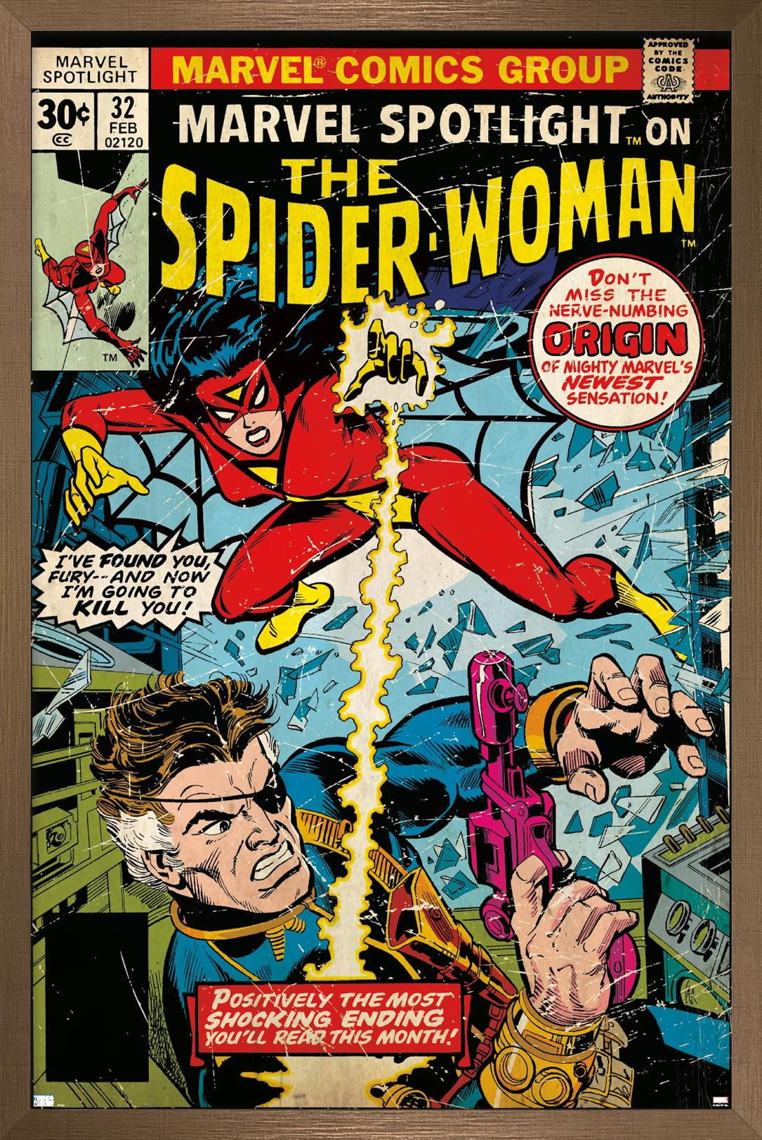 Marvel Comics - Spider-Woman - Spider-Woman #32 Wall Poster, 22.375" x 34", Framed
