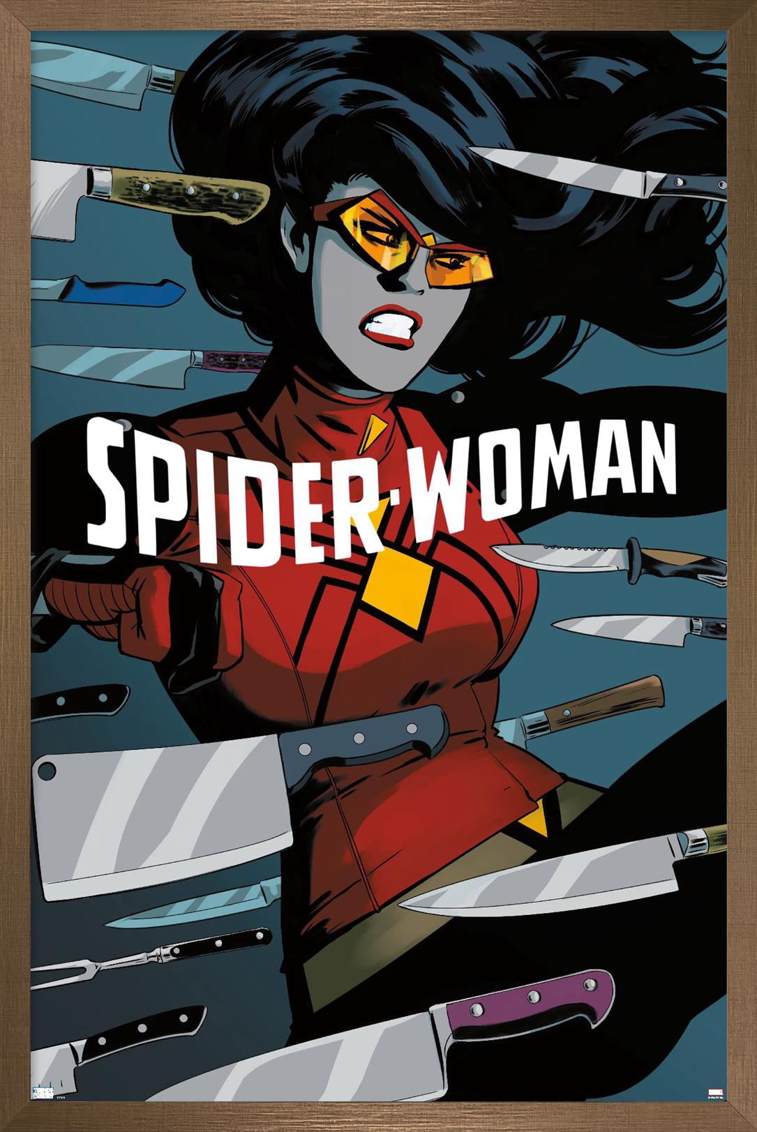 Marvel Comics - Spider Woman - Spider-Woman #6 Wall Poster, 22.375" x 34", Framed