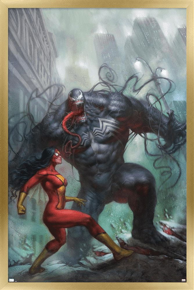 Marvel Comics - Spider-Woman - Venom #161 Wall Poster, 14.725" x 22.375", Framed