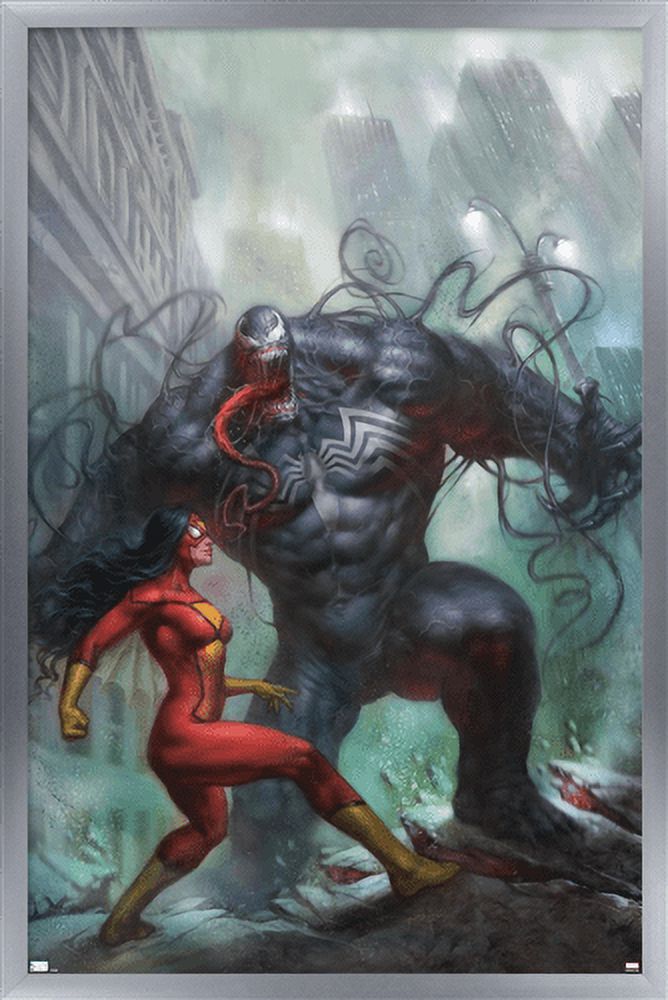 Marvel Comics - Spider-Woman - Venom #161 Wall Poster, 14.725" x 22.375", Framed