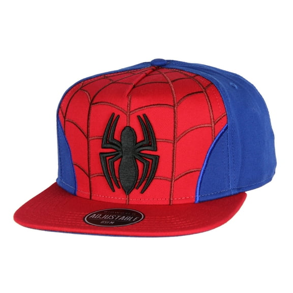 Marvel Comics Spiderman Embroidered Classic Character Costume Adjustable Snapback Hat