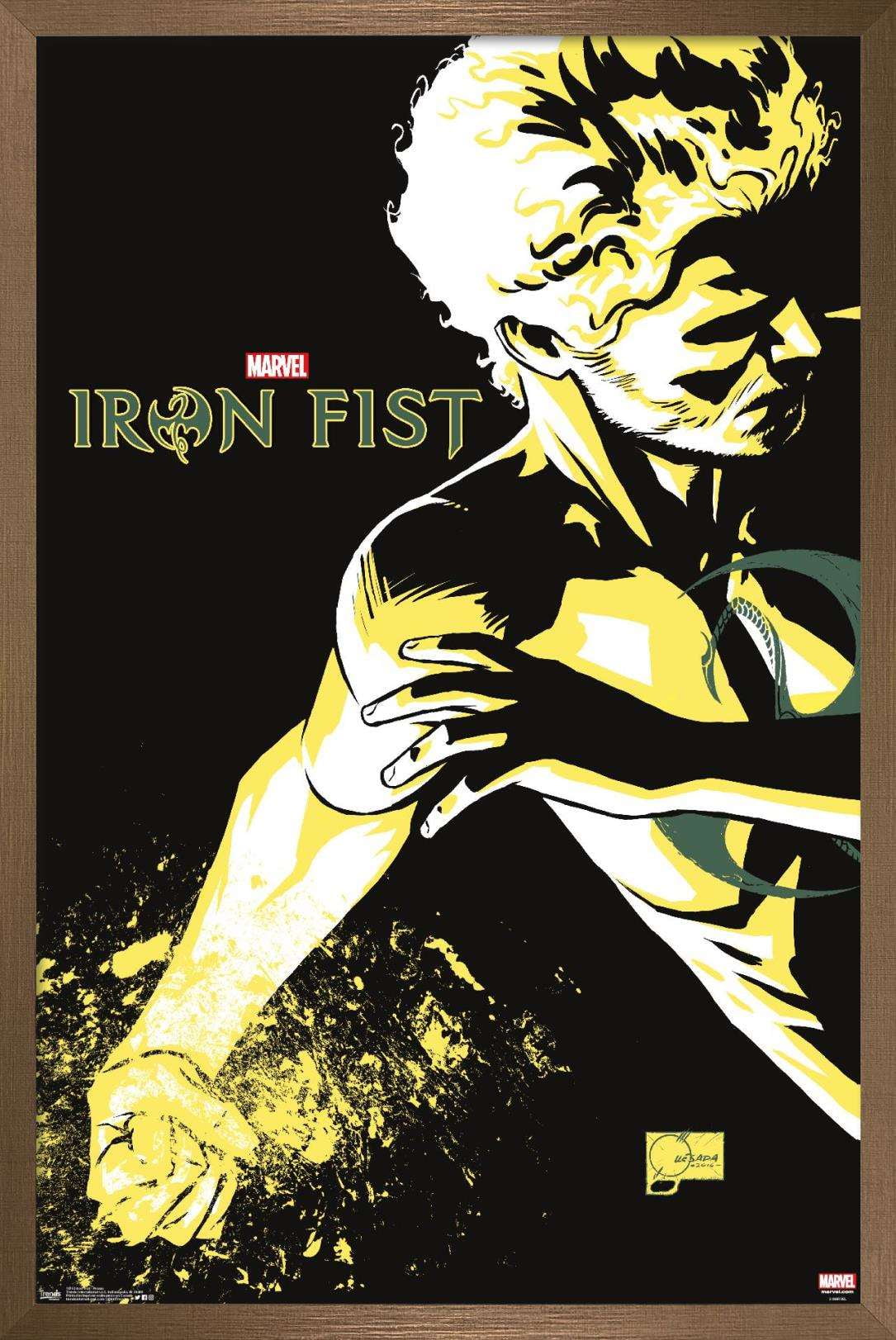 Marvel Comics TV - Iron Fist - Promo Wall Poster, 14.725" x 22.375", Framed
