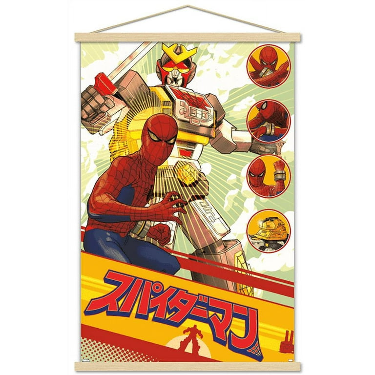 マーベルポスター Marvel Comics TV - Japanese Spider-Man - Leopardon Sword Wall