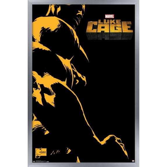 Marvel Comics TV - Luke Cage - One Sheet Wall Poster, 14.725" x 22.375", Framed