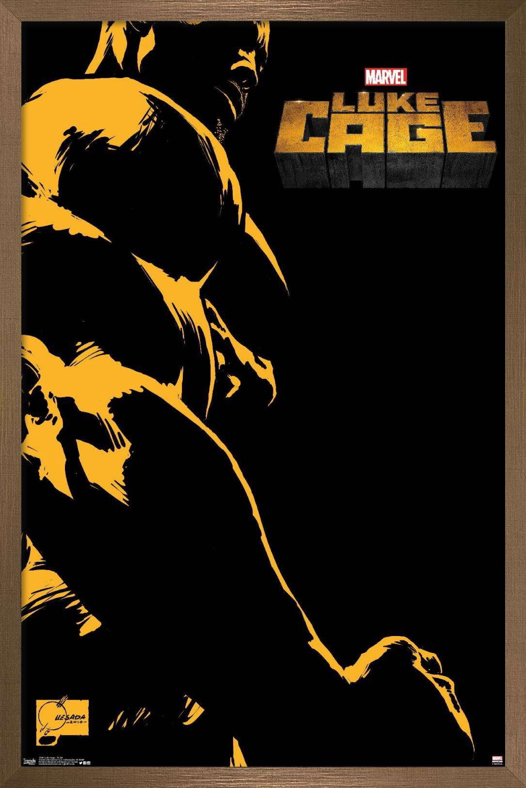 Marvel Comics TV - Luke Cage - One Sheet Wall Poster, 14.725" x 22.375", Framed