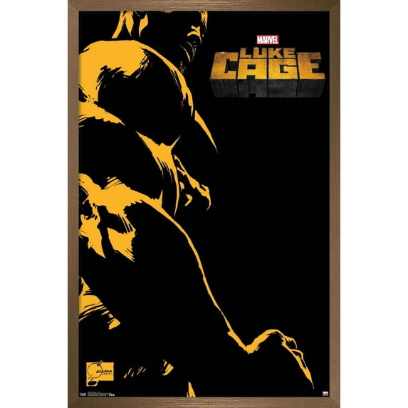 Marvel Comics TV - Luke Cage - One Sheet Wall Poster, 22.375" x 34", Framed