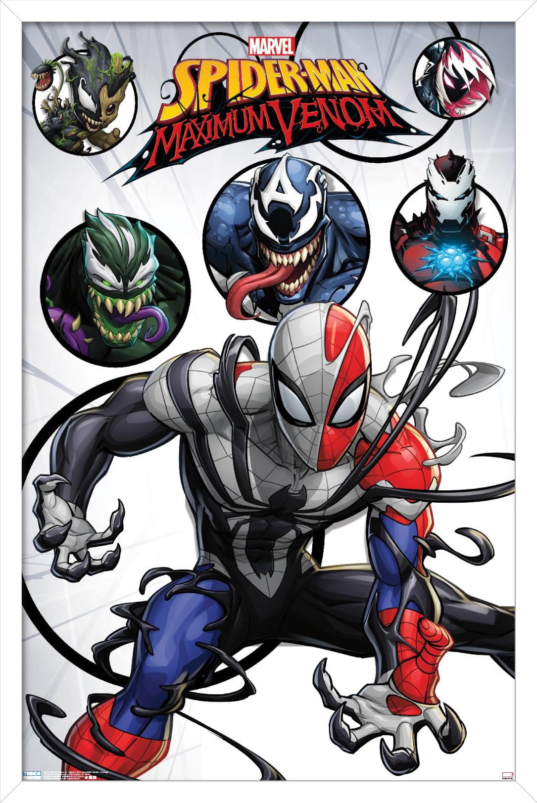 Marvel Comics TV Spider Man Maximum Venom Collage Wall