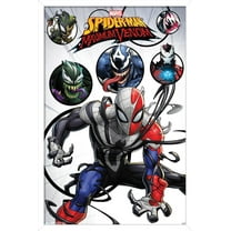 Marvel Comics TV - Spider- Man: Maximum Venom - Collage Wall Poster, 14.725" x 22.375", Framed