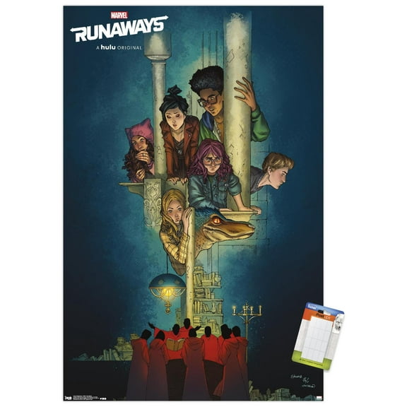 Marvel Comics TV - The Runaways - Comic One Sheet Wall Poster, 14.725" x 22.375"