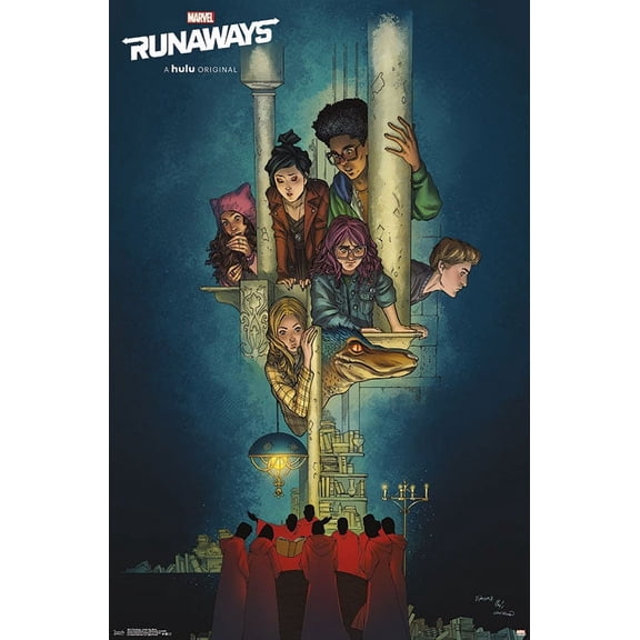 Marvel Comics TV - The Runaways - Comic One Sheet Wall Poster, 22.375" x 34"