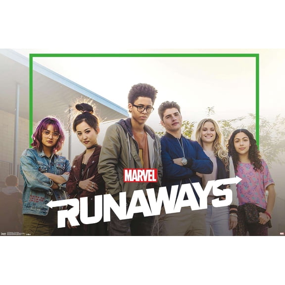 Marvel Comics TV - The Runaways - TV One Sheet Wall Poster, 14.725" x 22.375"