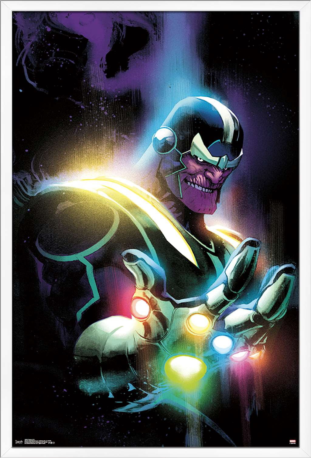 Marvel Comics - Thanos - Cover #13 Wall Poster, 22.375" x 34", Framed