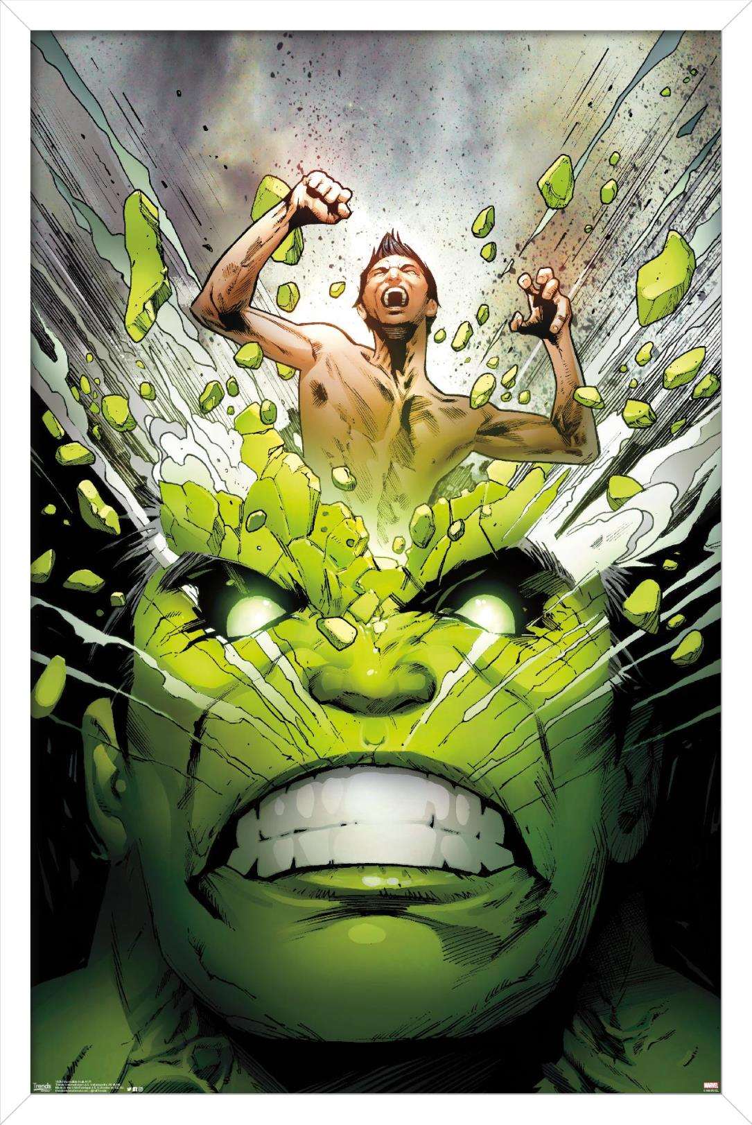 Marvel Comics - The Incredible Hulk - Cover #171 Wall Poster, 14.725" x 22.375", Framed