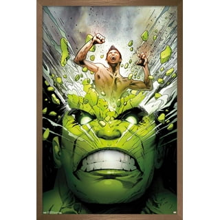 Marvel Comics - Hulk - Totally Awesome Hulk #16 Wall Poster with Wooden  Magnetic Frame, 22.375 x 34 
