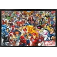 thumbnail image 1 of Marvel Comics - The Marvel Lineup 2023 Wall Poster, 22.375" x 34" Framed, 1 of 5