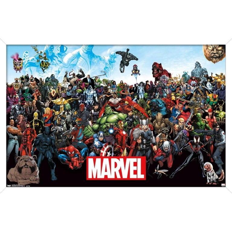 Marvel Comics - The Marvel Lineup Wall Poster, 22.375