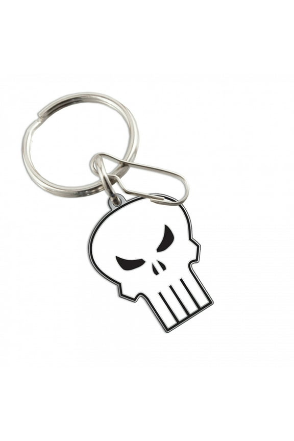 Marvel Comics The Punisher Logo Enamel Keychain