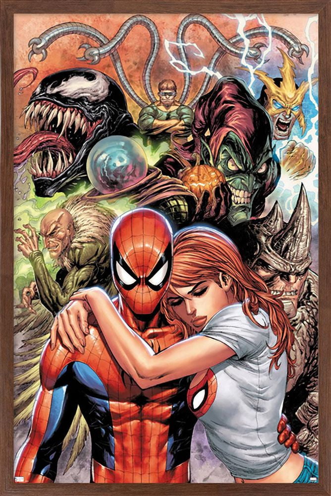 Trends International Marvel Spidey and His Amazing Friends - Webs Framed  Wall Poster Prints Black Framed Version 14.725 x 22.375